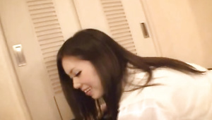 Mischievous japanese gf is happy cuz she is about to get fucked hard